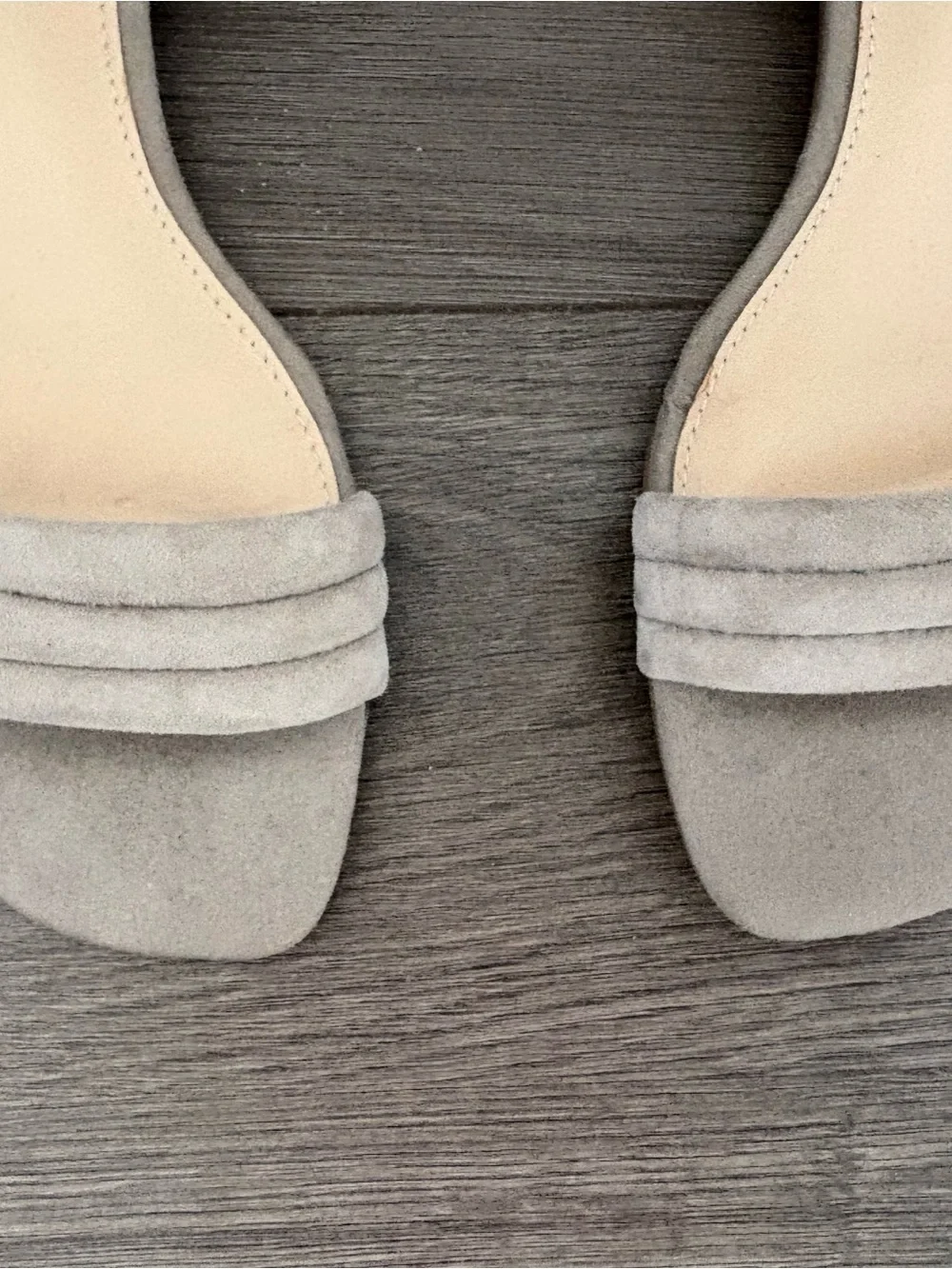 Women’s Saks Fifth Avenue Tan Suede Ankle-Strap Sandals - SIZE 7.5